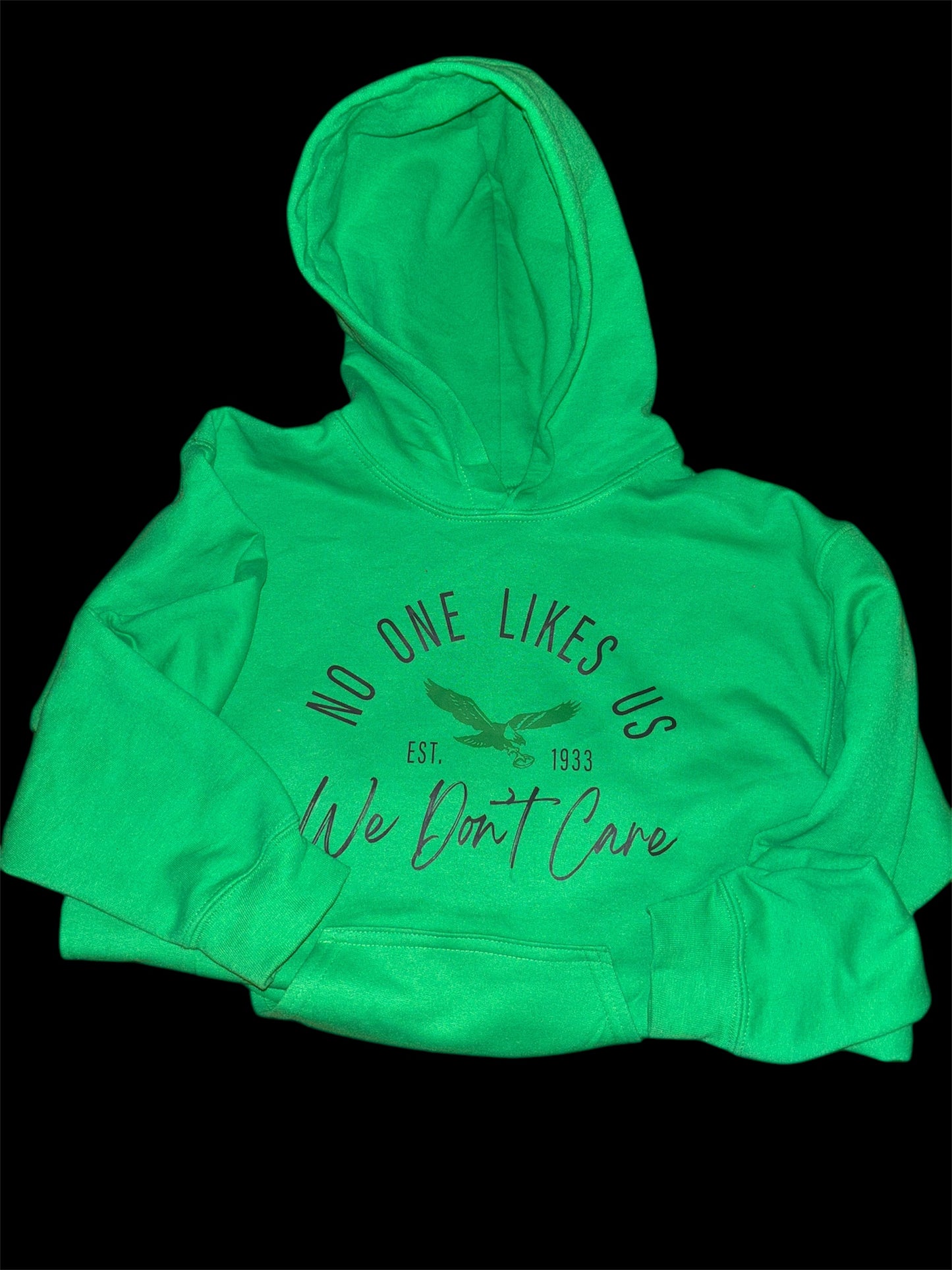Eagles kids hoodie “No one likes us we don’t care”