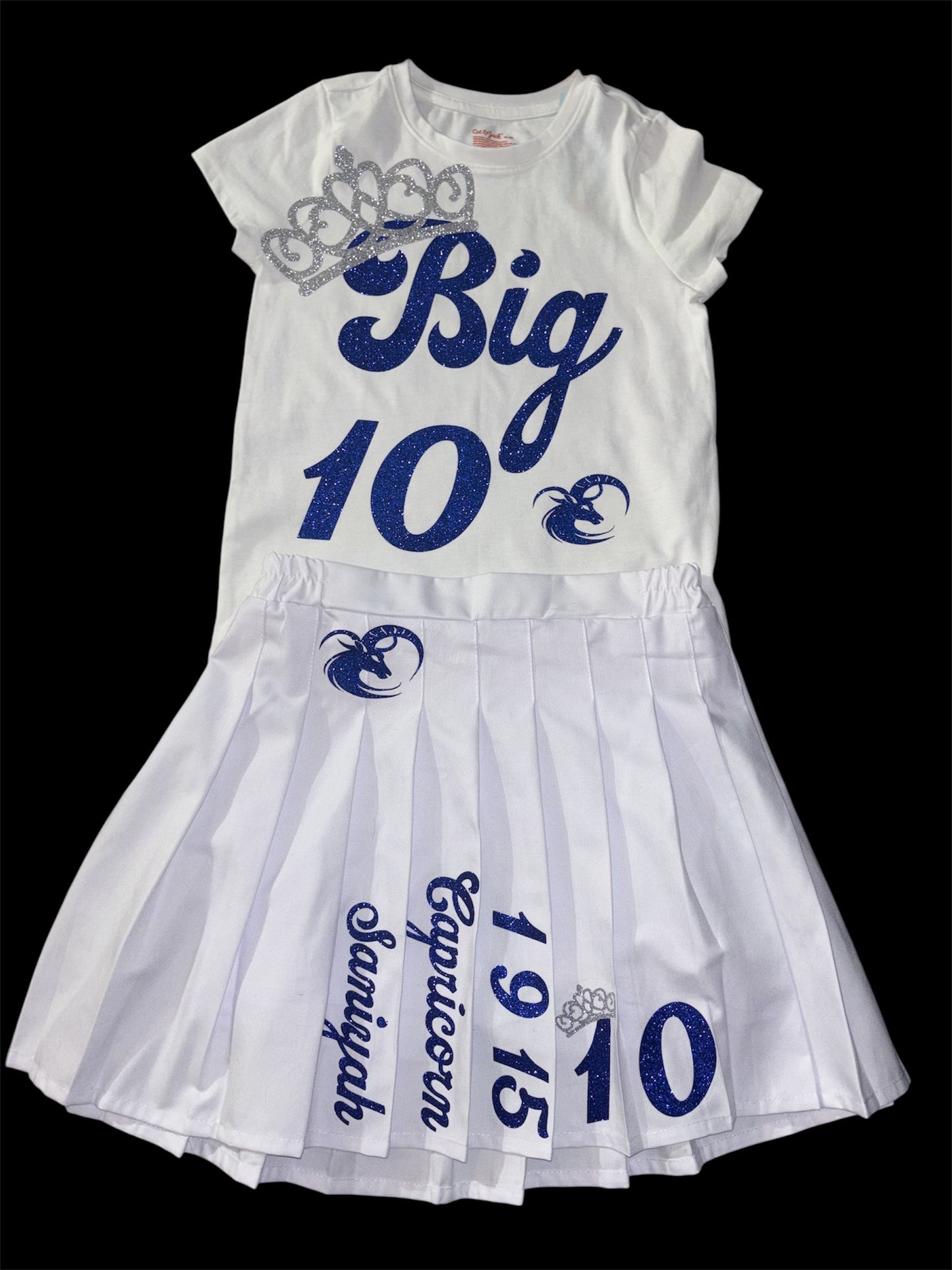 Birthday pleated skirt at