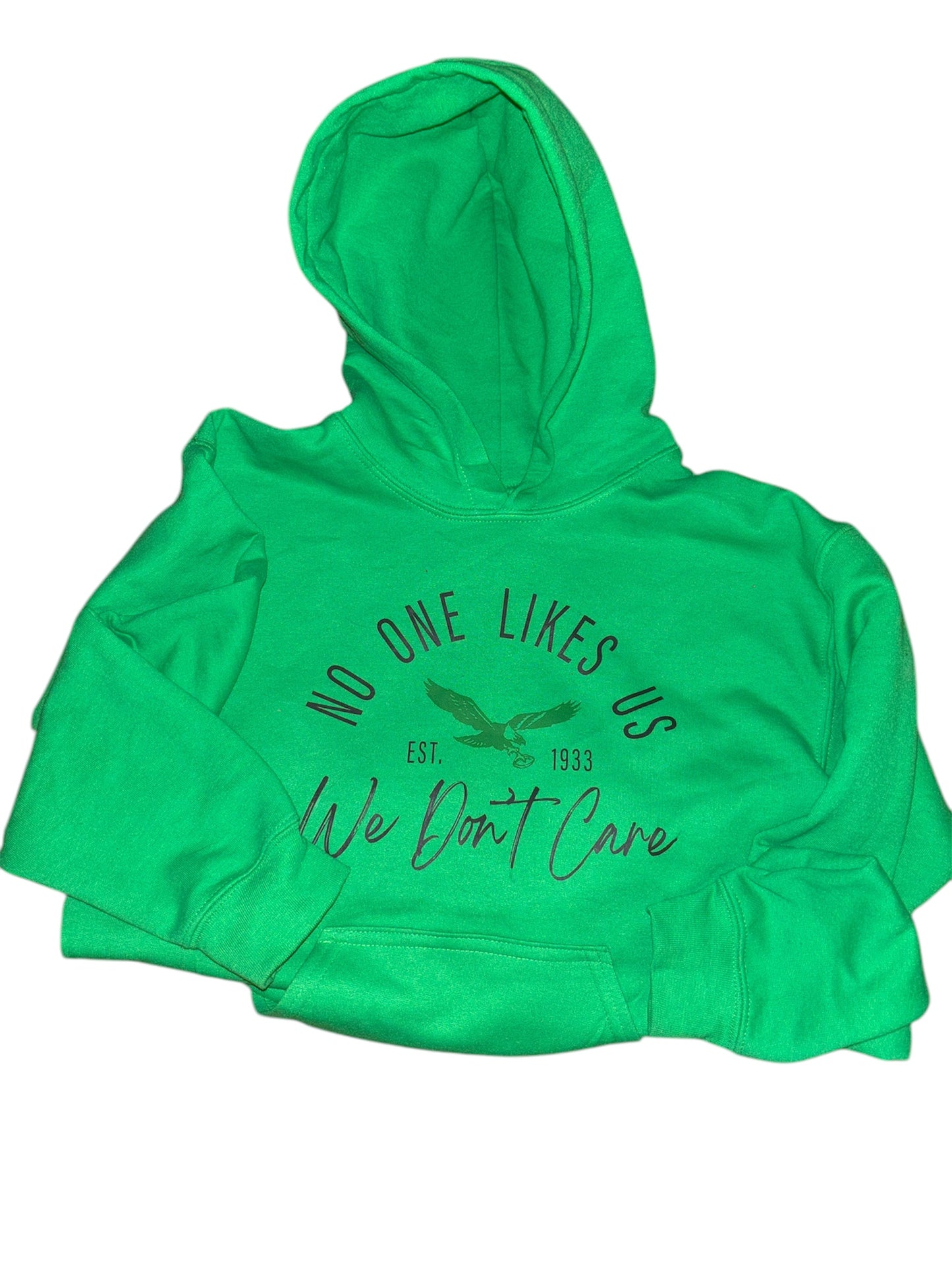 Eagles kids hoodie “No one likes us we don’t care”