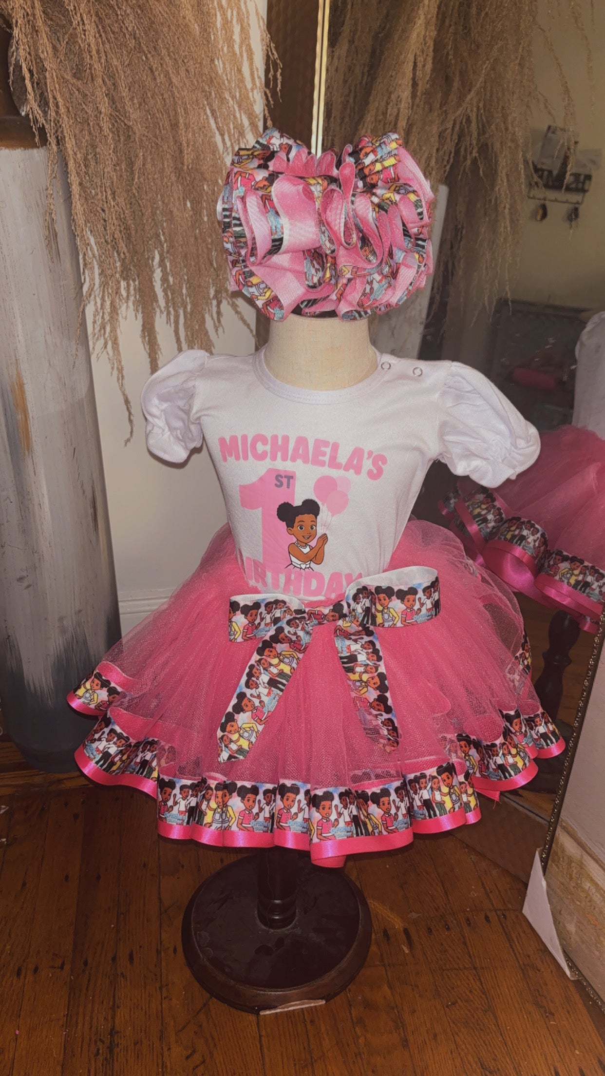 Gracie Corner custom 3-piece TUTU set