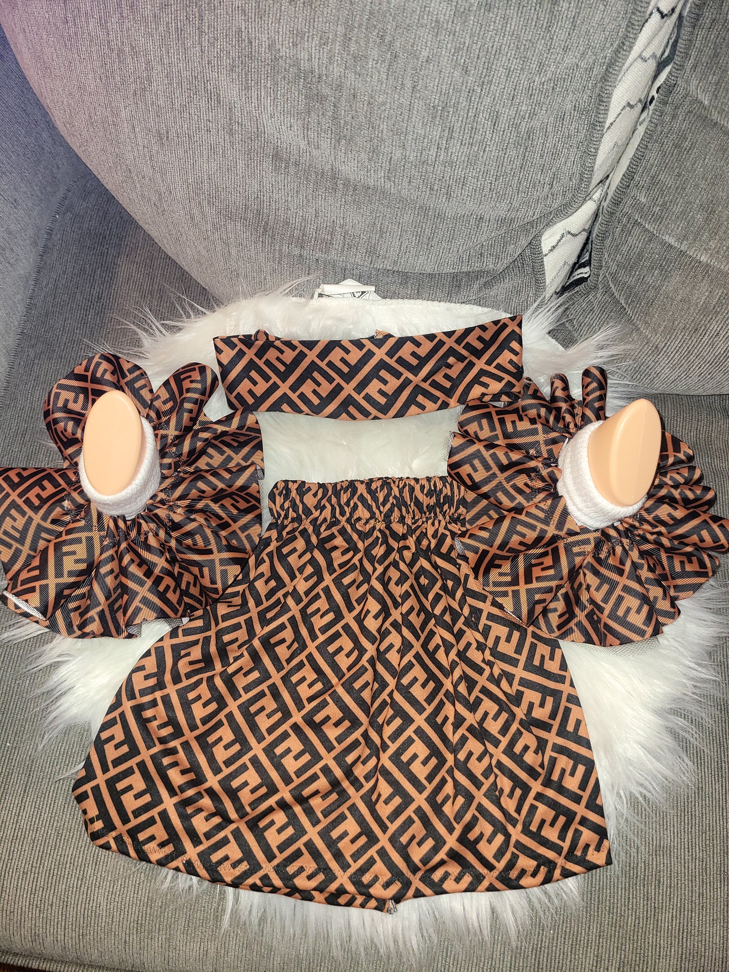 Fendi inspired skirt