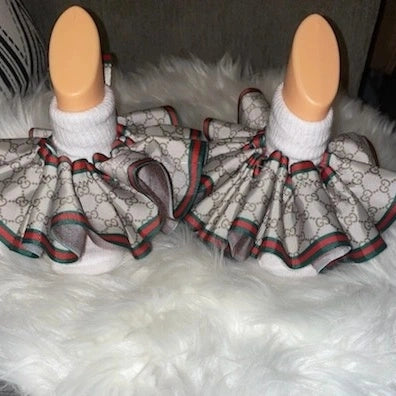 Imitation ruffle anklets