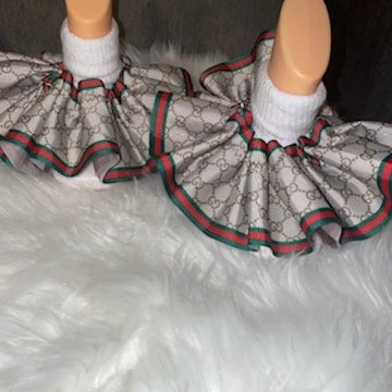 Imitation ruffle anklets