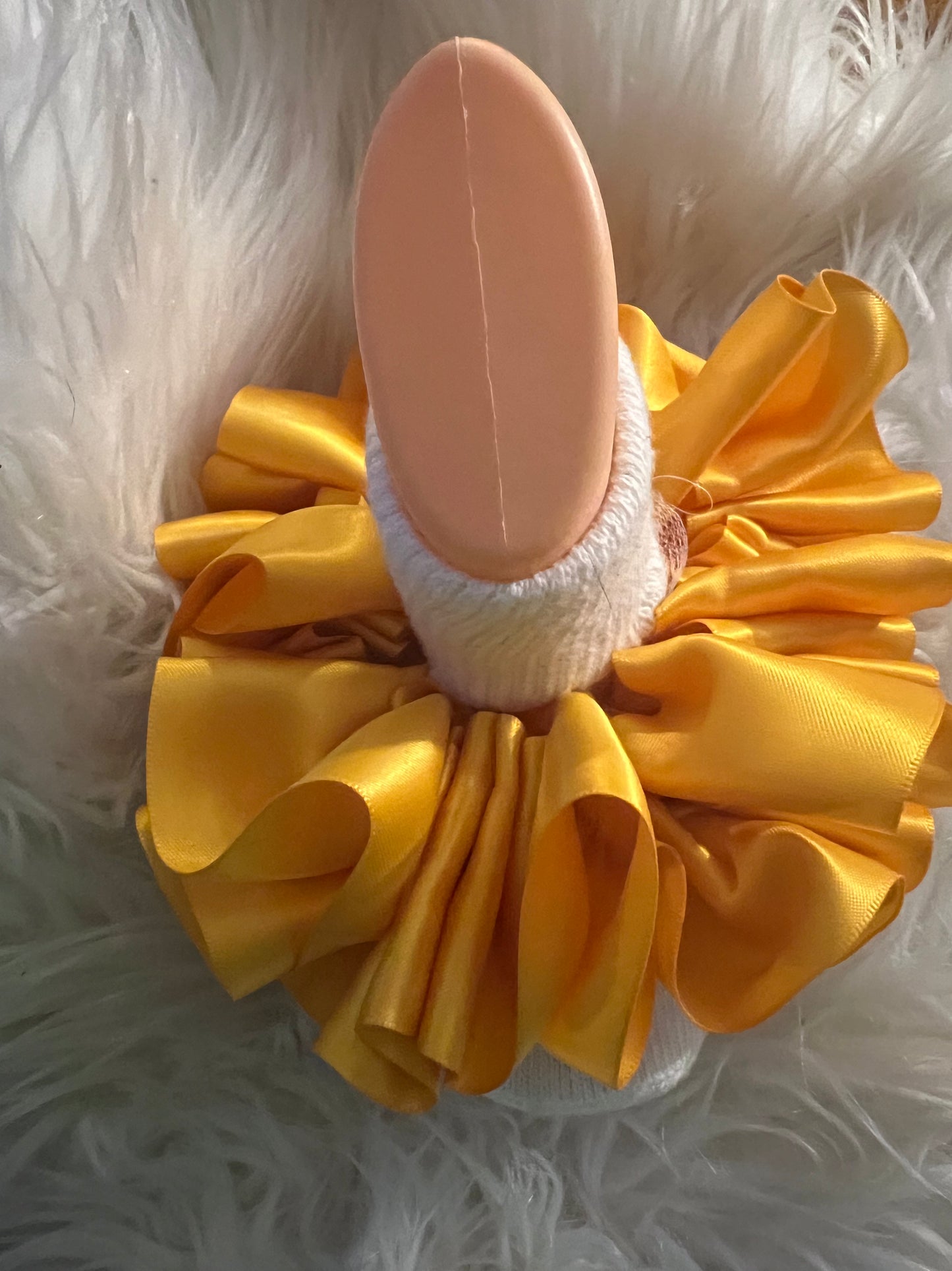 Mustard Yellow Ruffle socks (Detachable anklets)
