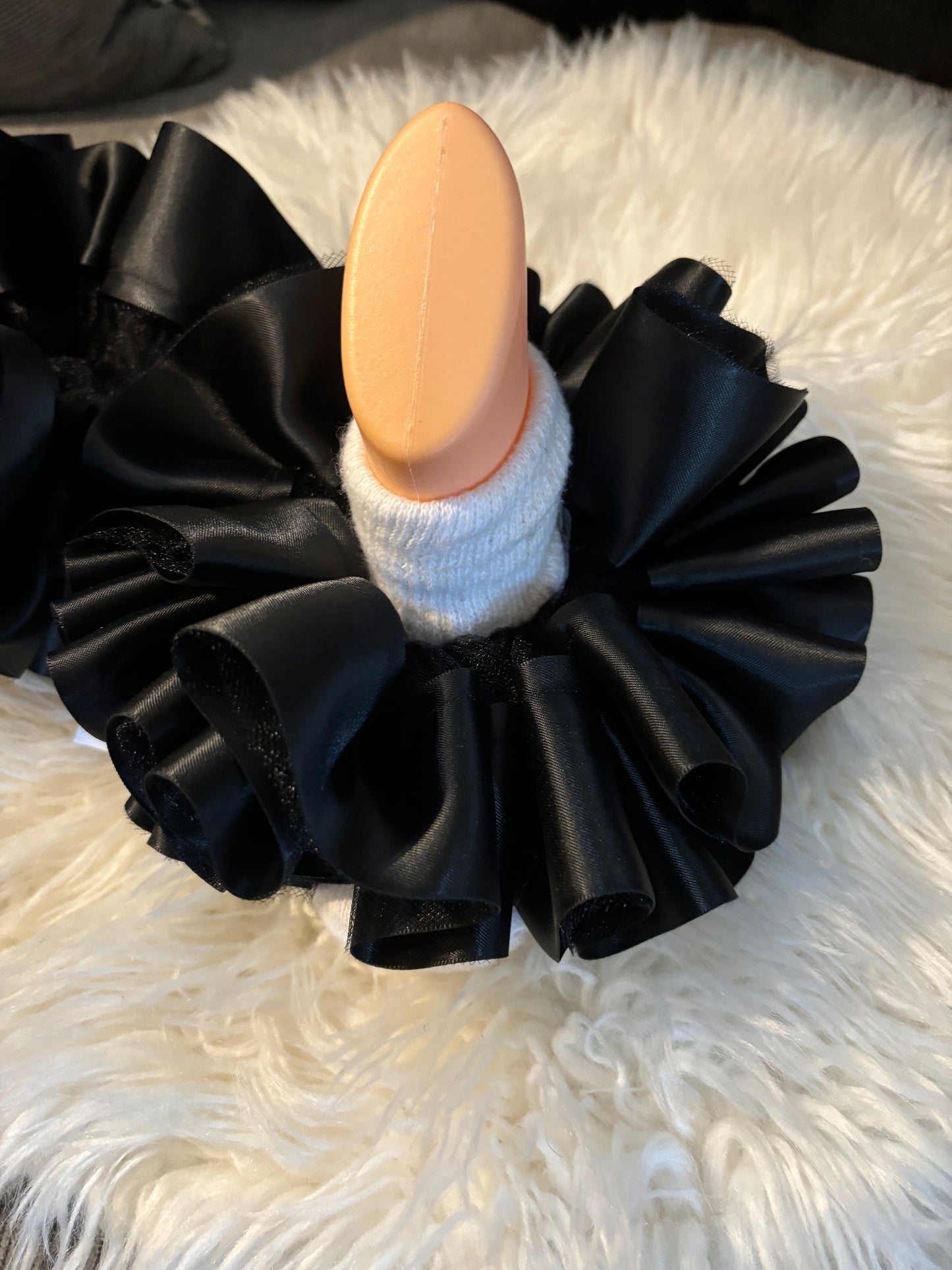 Black Ruffle socks (Detachable anklets)