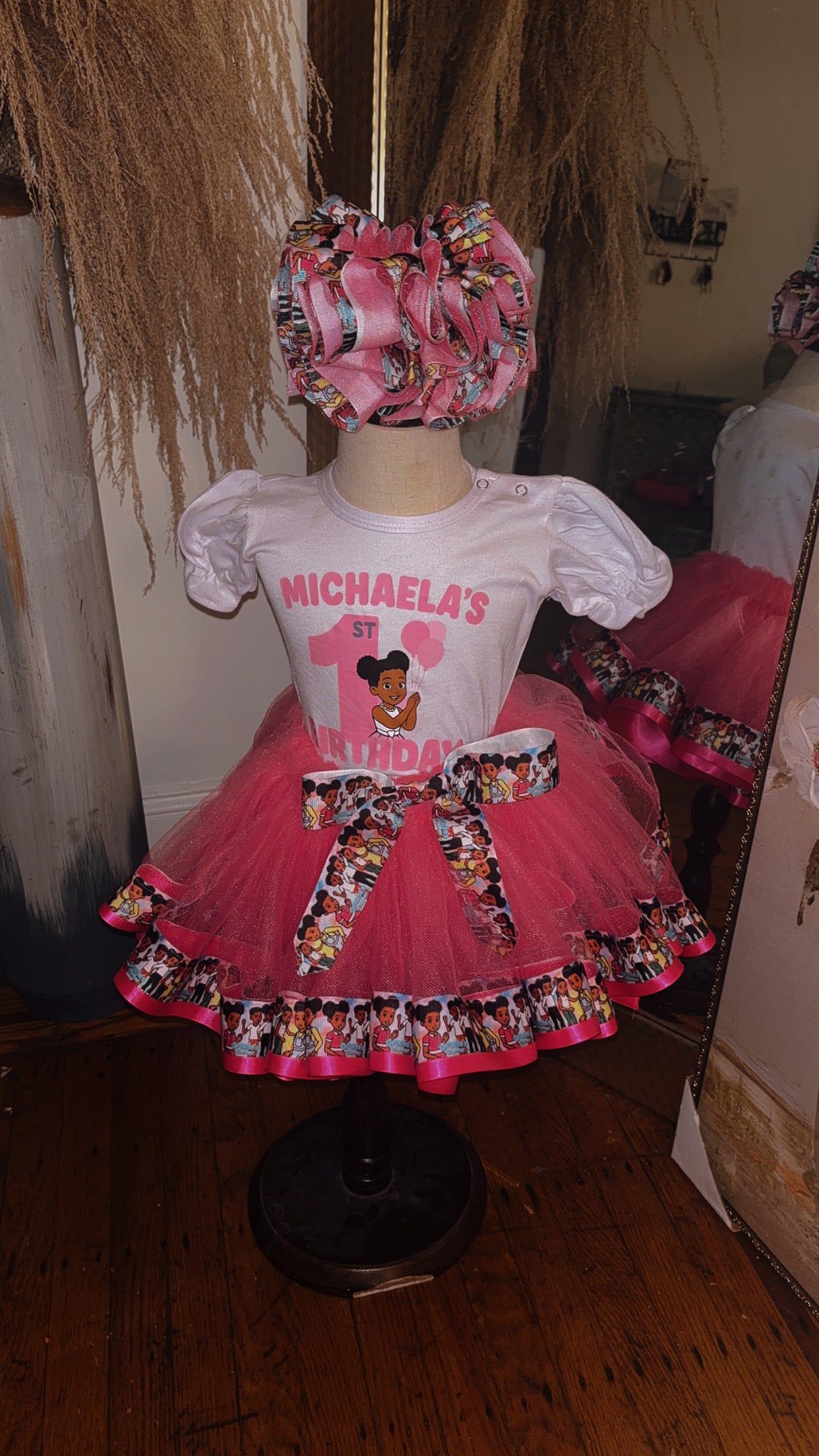 Gracie Corner custom 3-piece TUTU set