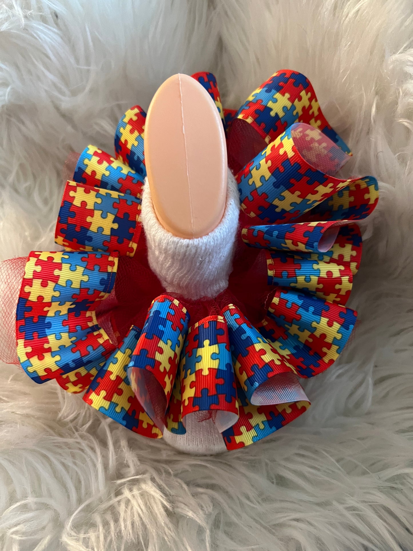 Autism (Detachable anklets) ruffle socks