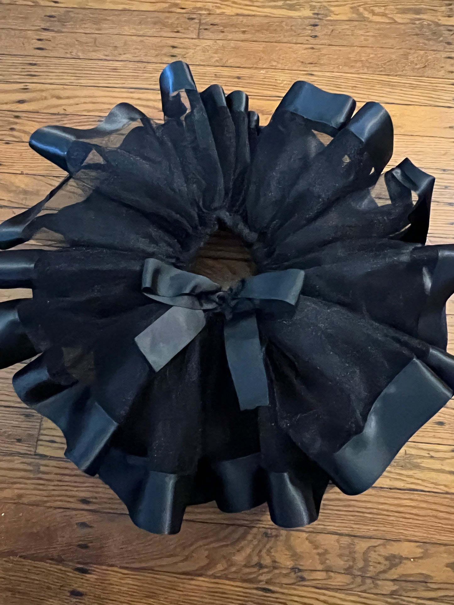 Black Ribbon Trim Tutu