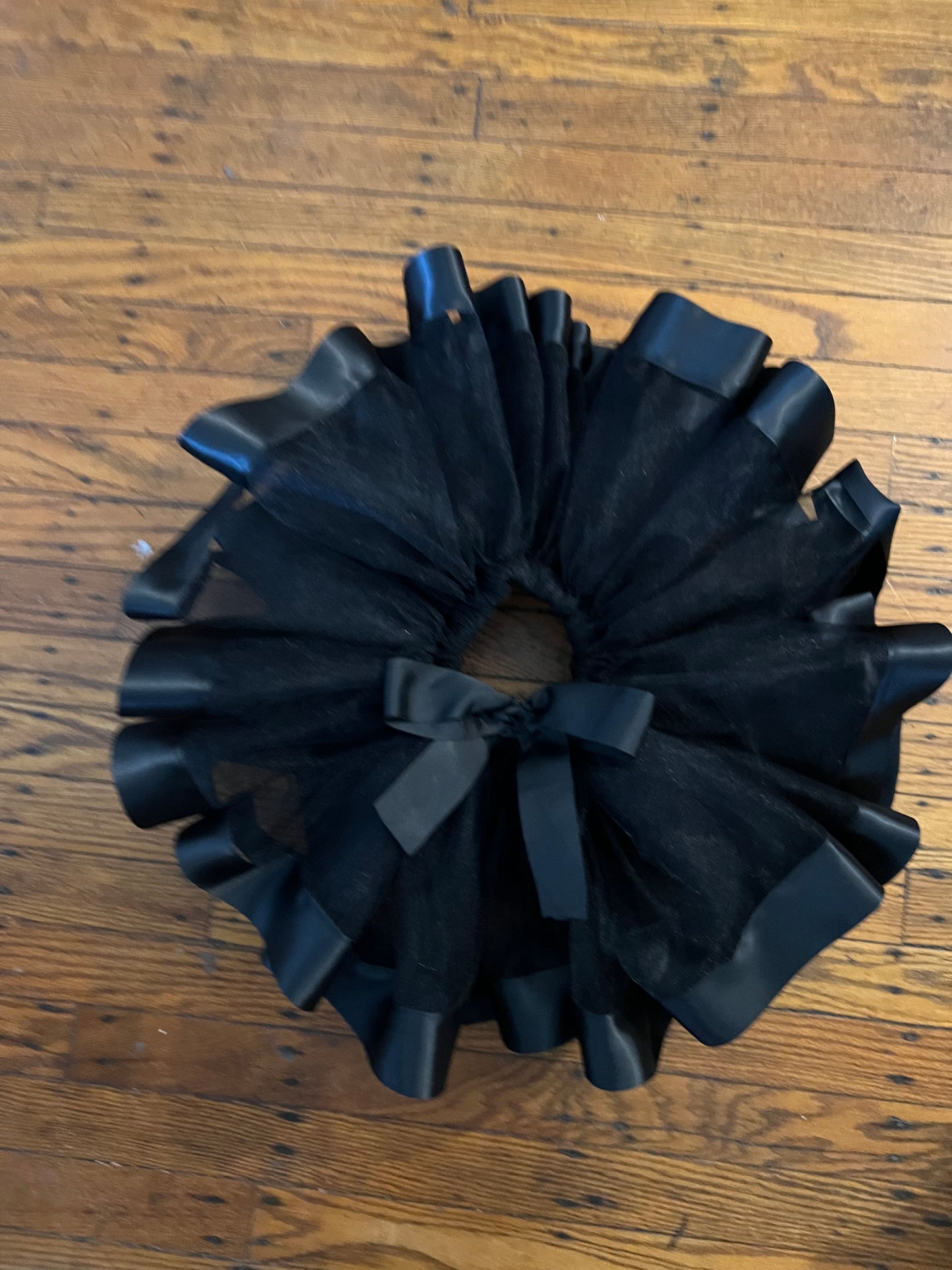 Black Ribbon Trim Tutu