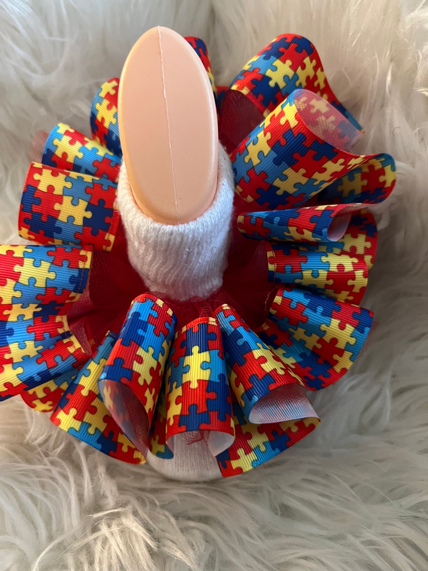 Autism (Detachable anklets) ruffle socks