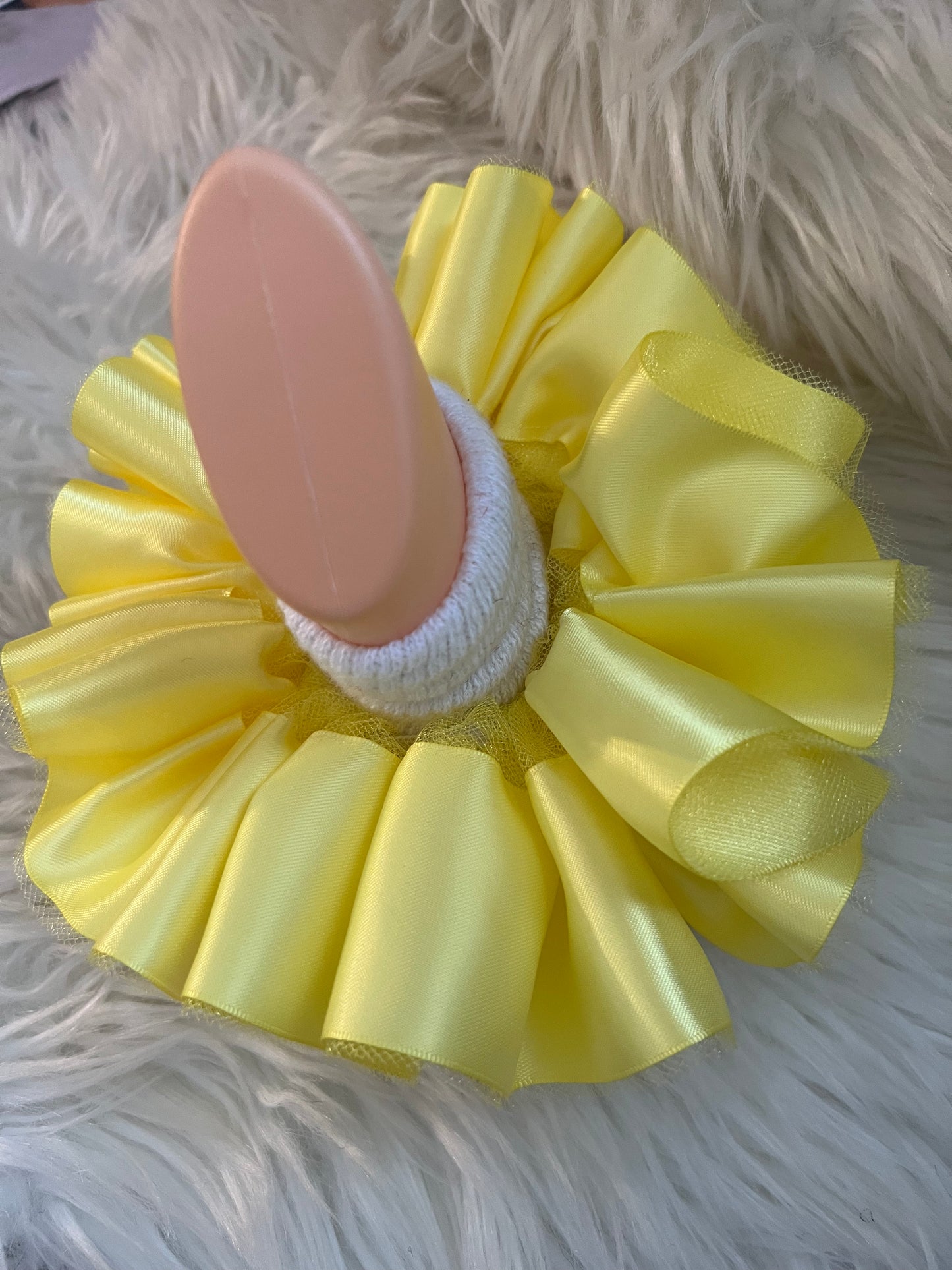 Lemon Yellow Ruffle socks (Detachable anklets)