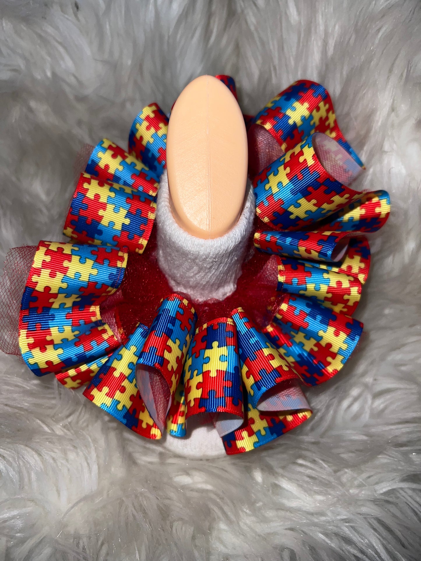 Autism (Detachable anklets) ruffle socks