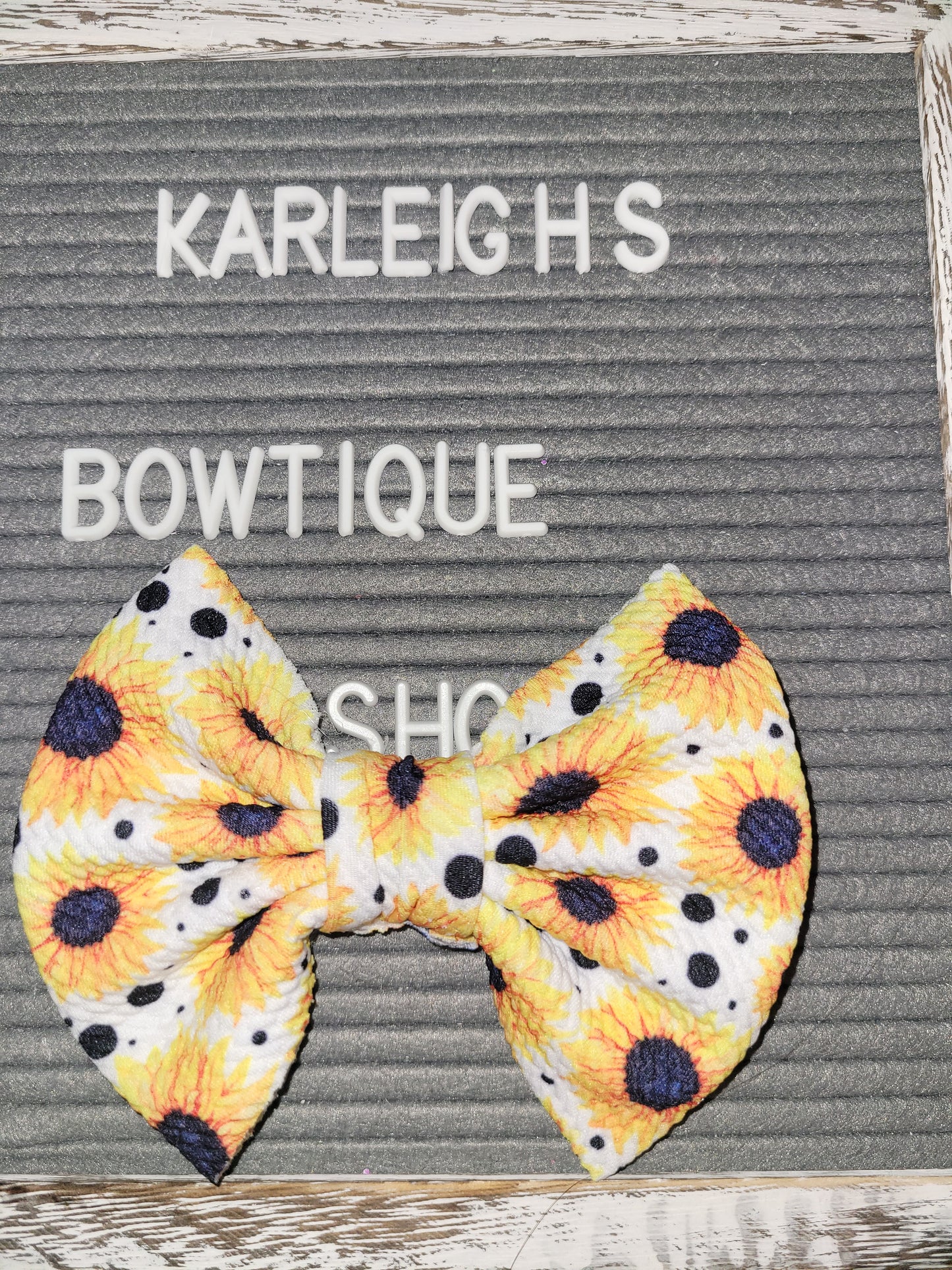 Sunflower Bow