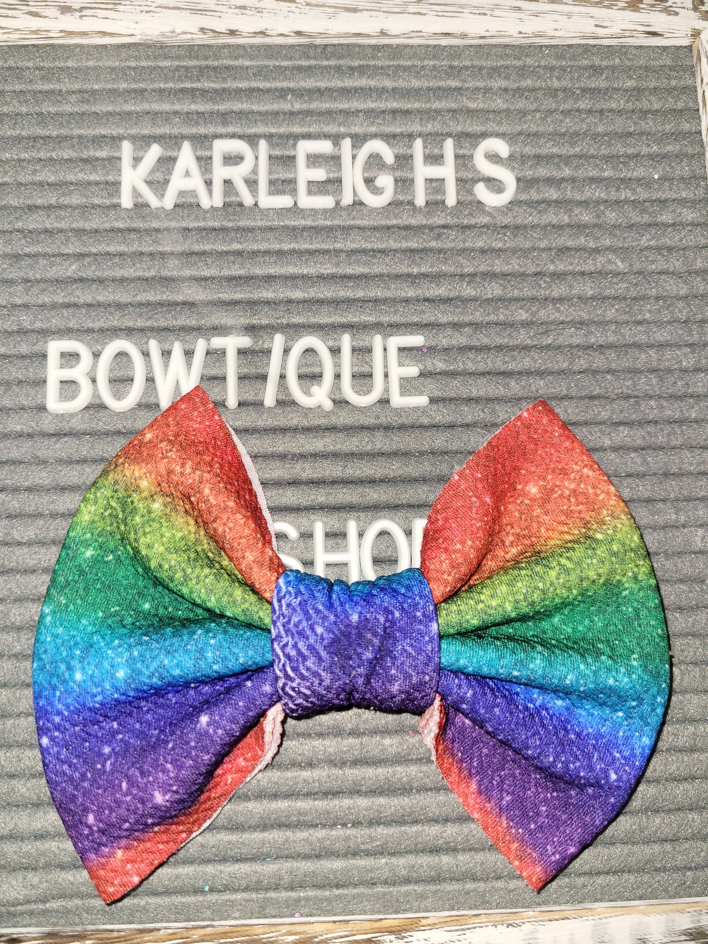 Rainbow bow