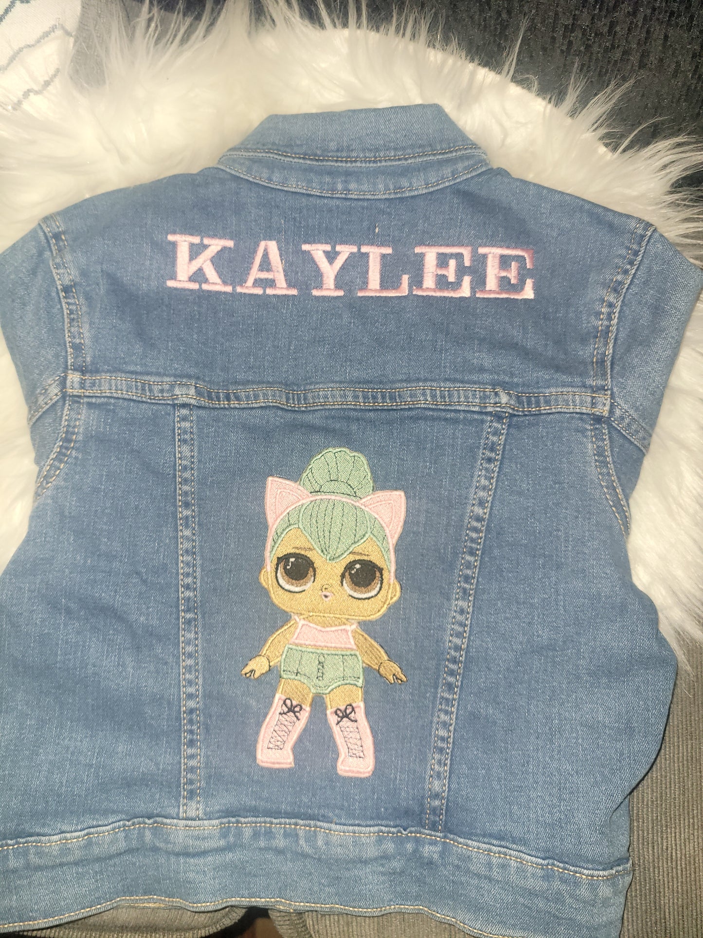 Customized Embroidered Denim Jacket