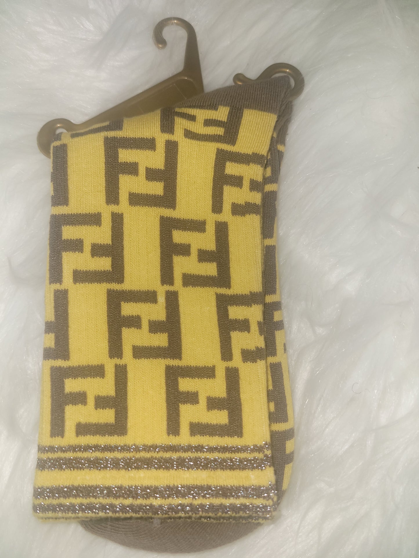 Fendi Inspired Adult Socks