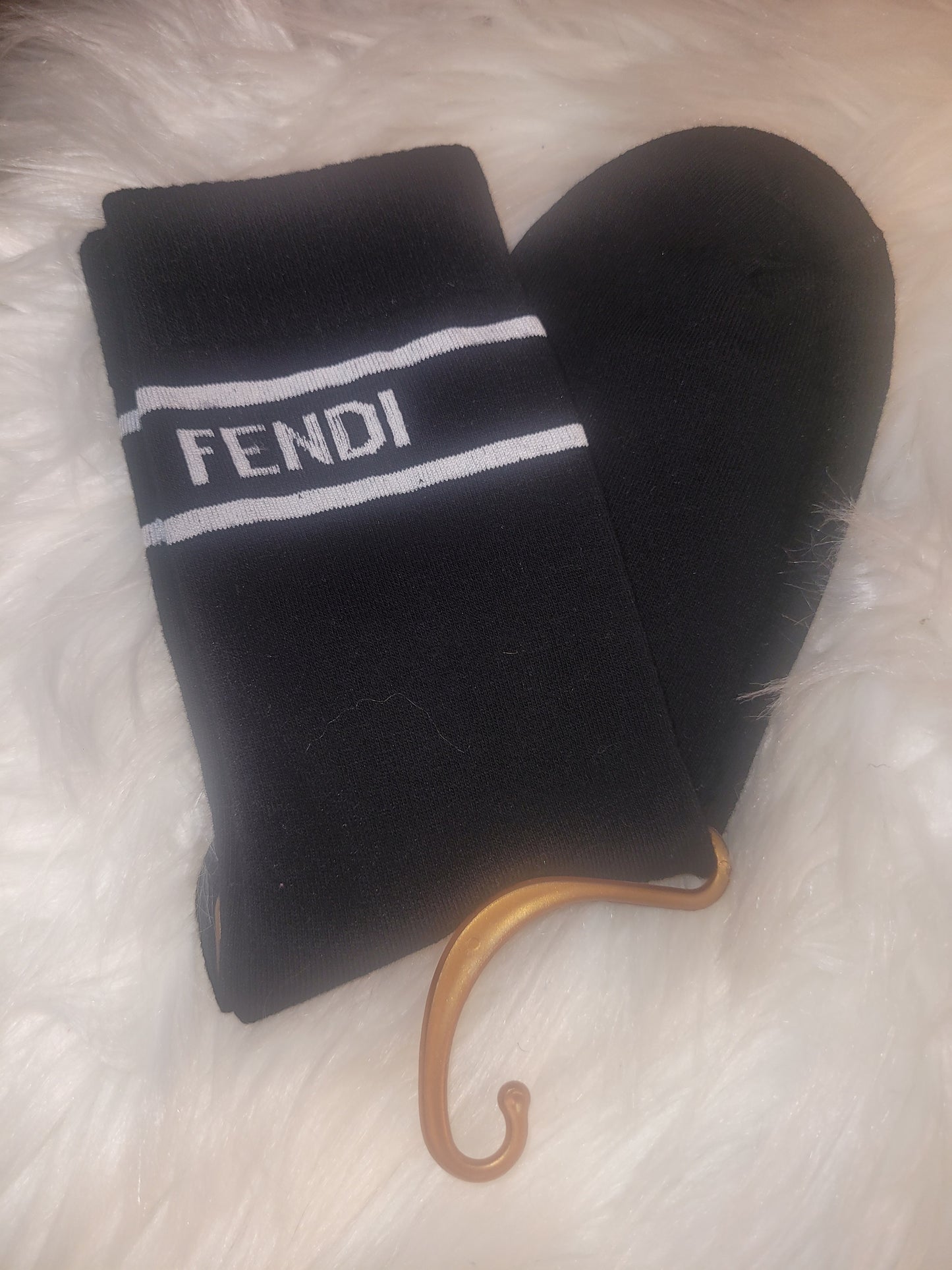 Fendi Inspired Adult Socks