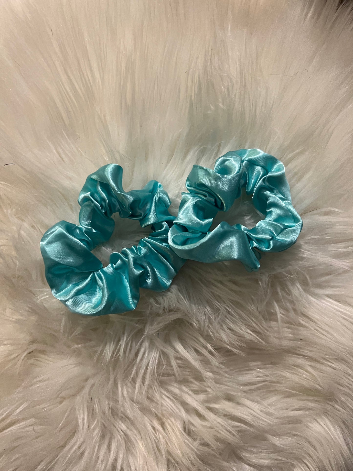 Teal Scrunchies