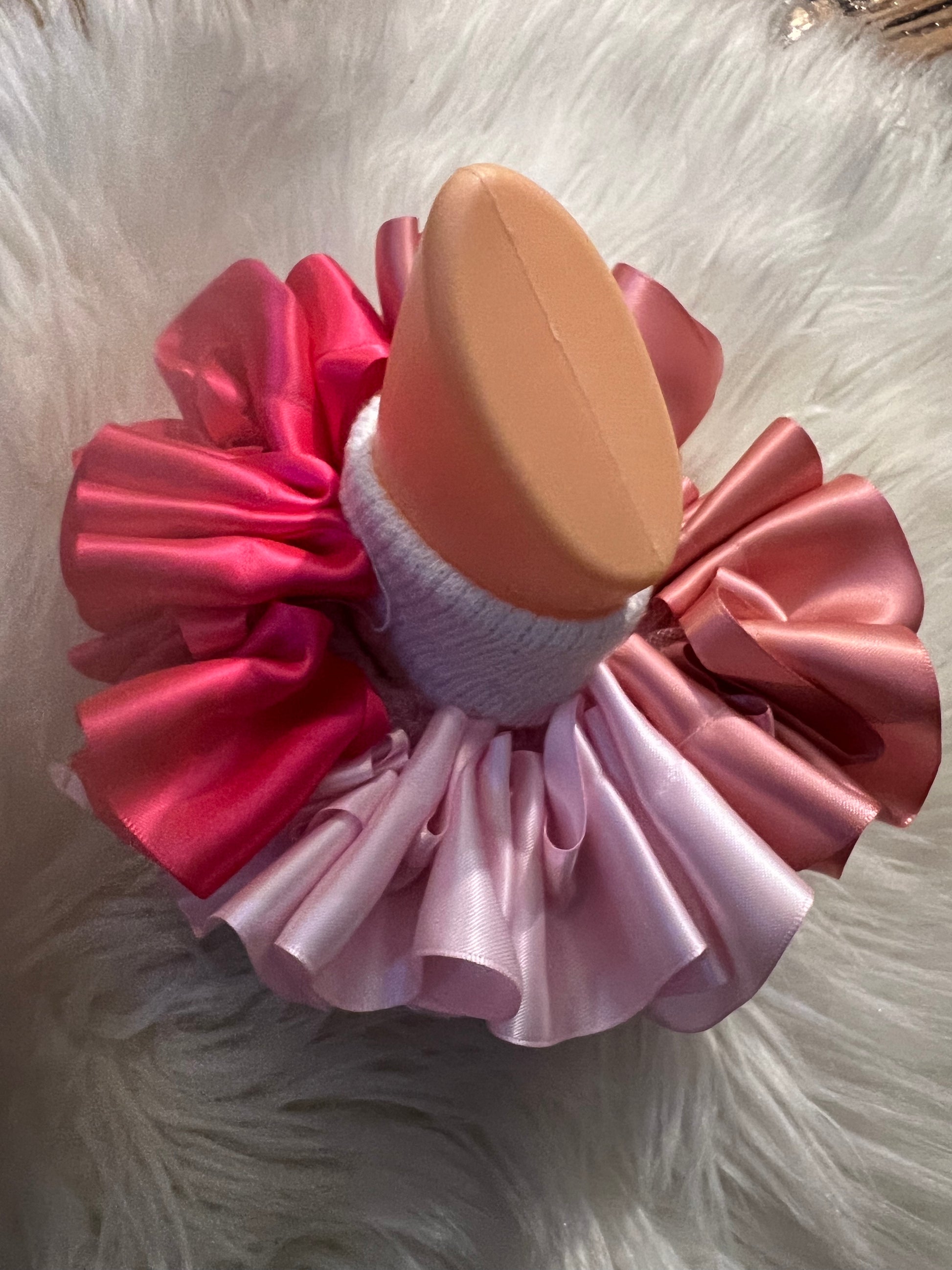 Ruffle Socks - Light Pink Ribbon (detachable) – Ariahnn Designs