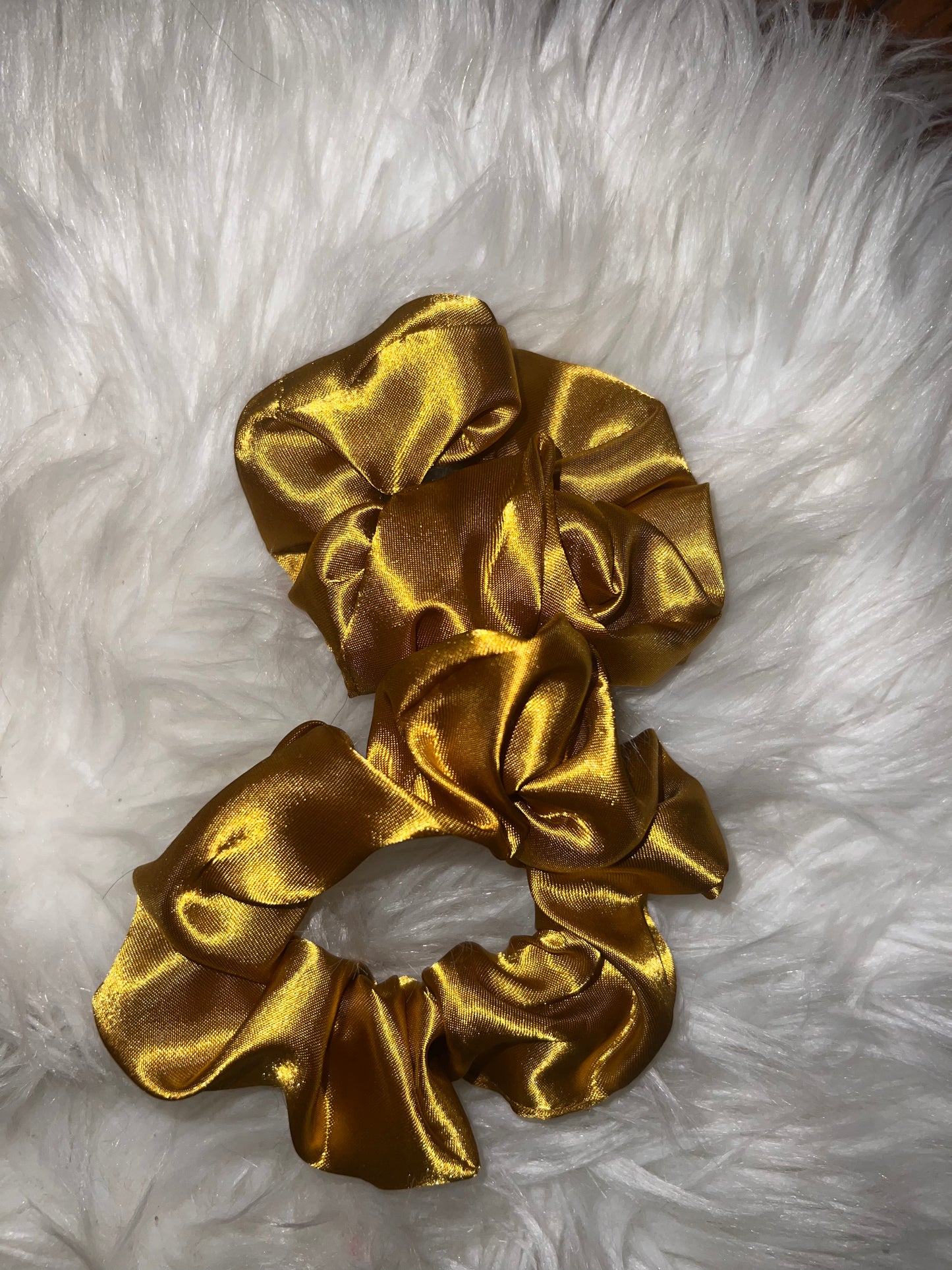 Gold Scrunchies