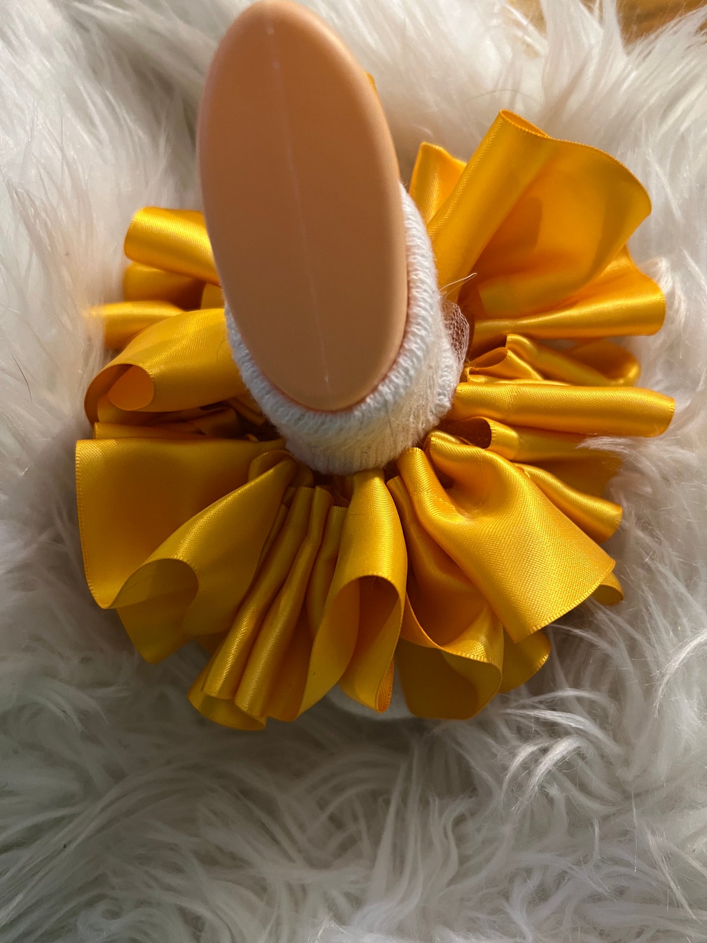 Mustard Yellow Ruffle socks (Detachable anklets)